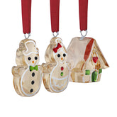 Holiday Cheers Gingerbread Ornament Set